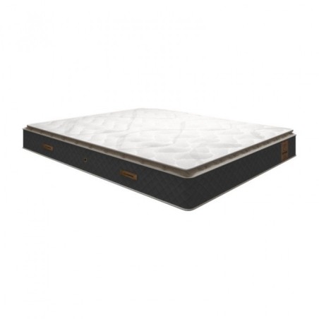 Saltea  Romesa Cu Topper Silver, Plasa de Arcuri + Conglomerat de Spuma Poliuretanica, 29 cm grosime | Romesa